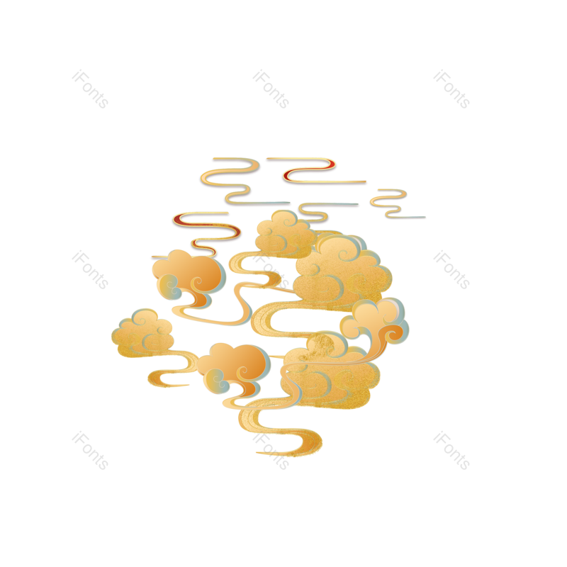 边框图片,装饰元素,祥云PNG,元素免抠素材